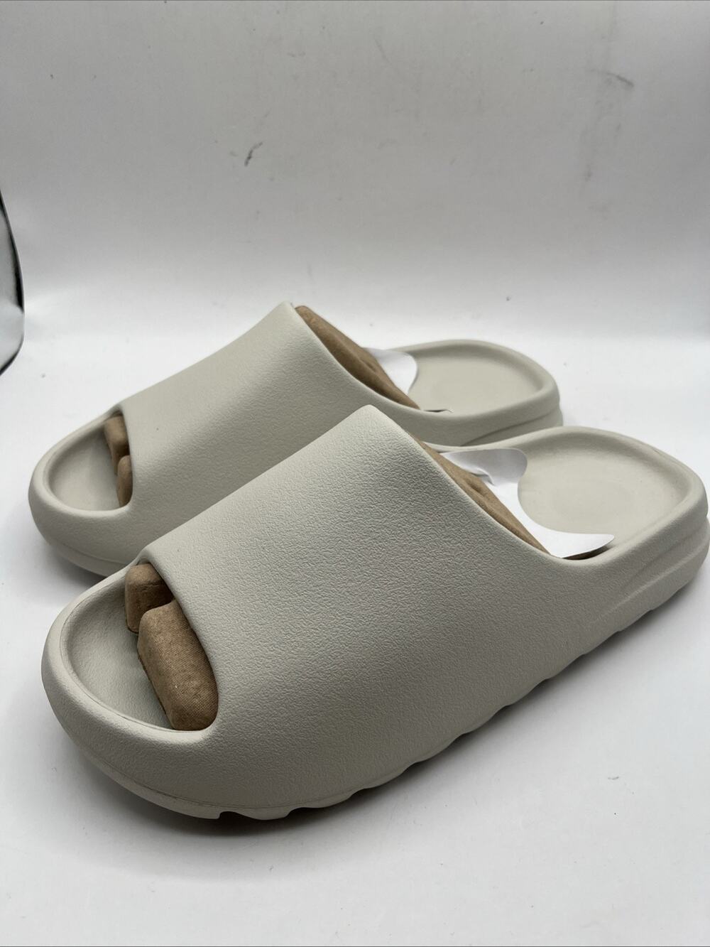 Yeezy Slide YS-01 Cream YS-01-CREAM Beige Men's Size US 10 KNOW YOUR SIZE